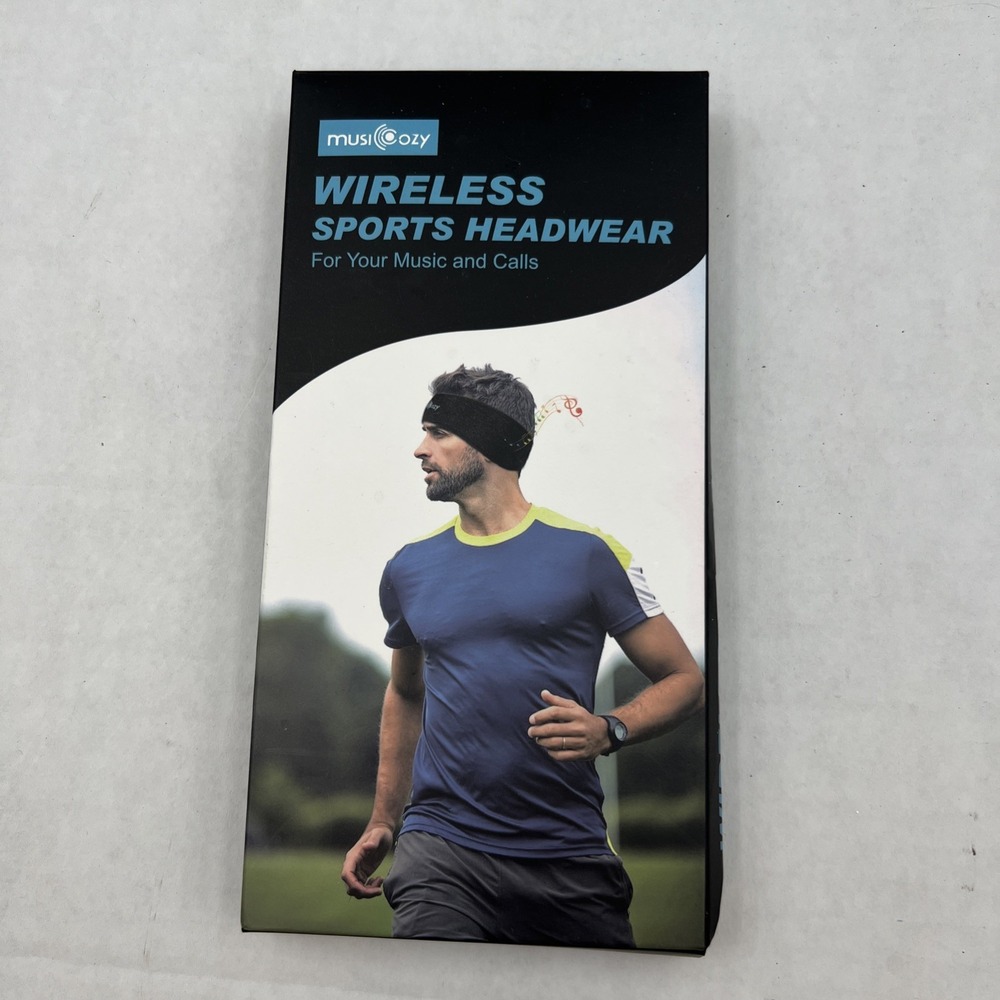 MUSICOZY Wireless Sports Headphones Bluetooth 5.2 Headband,  Earphones Music‎